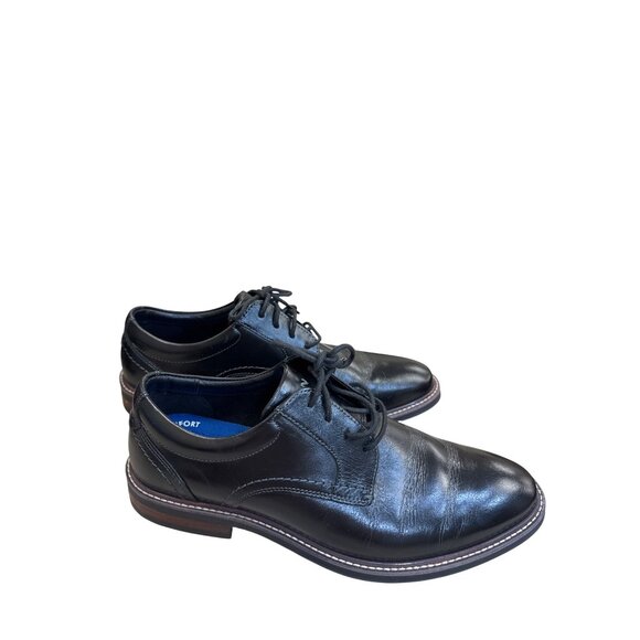 Nunn Bush Mens Black Leather Oxford Dress Shoes Size 9M SKU 8219 - Picture 4 of 11